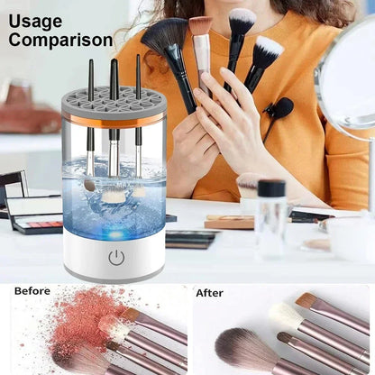 Electric Makeup Brush Cleaner – Automatic, Rechargeable