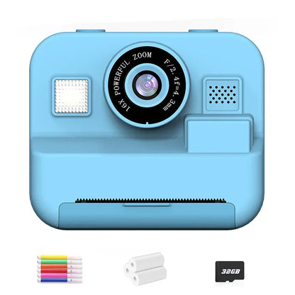 Kids Instant Print Camera – 32GB, Thermal